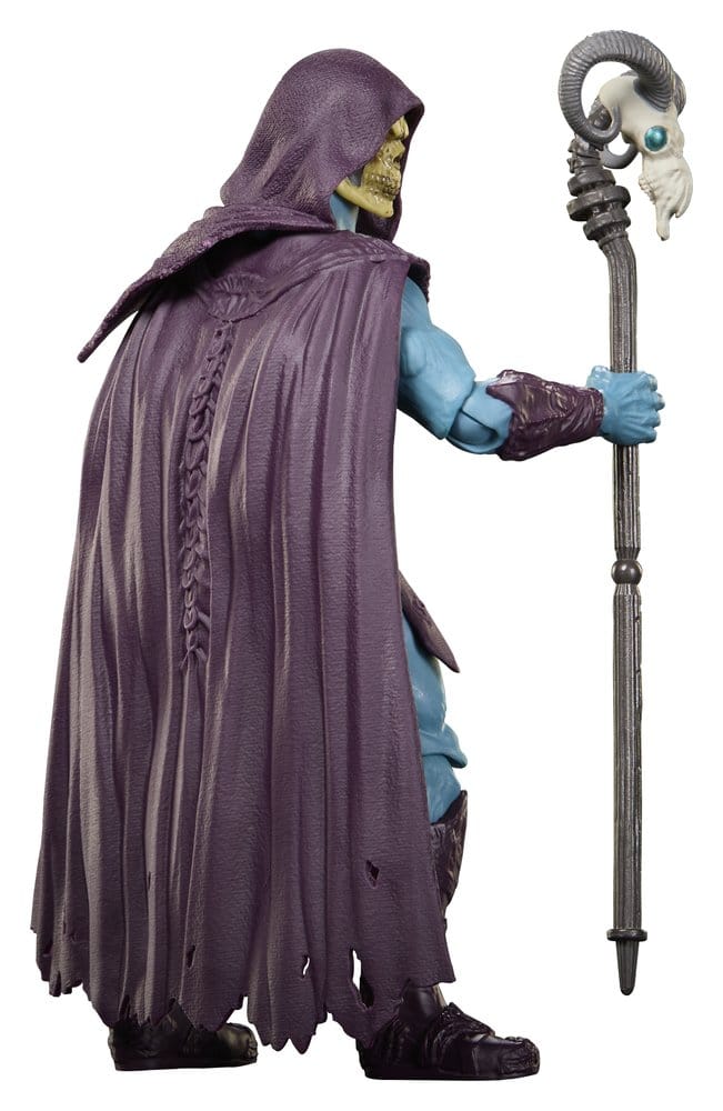 Figurine Skeletor de 14 cm de la collection Masters of the Universe Movie Chronicles, fabriquée par Mattel.