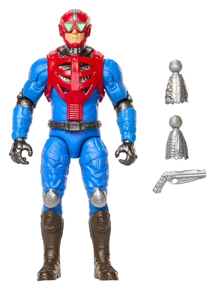 Figurine Mekaneck de 14 cm, Masters of the Universe Movie Chronicles, marque Mattel, vue de face avec détails colorés.