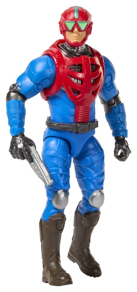 Figurine Mekaneck de 14 cm, Masters of the Universe Movie Chronicles, marque Mattel, détail de la figurine avec accessoires.