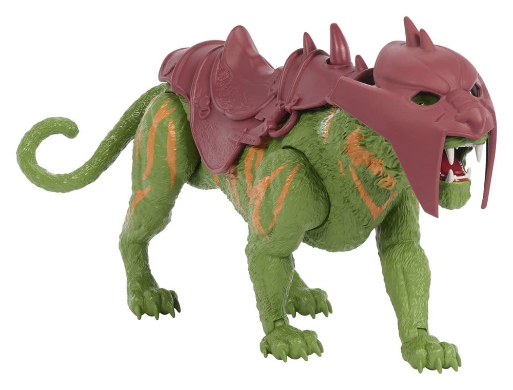Figurine Battle Cat de 14 cm de Mattel, Tigre de Combat des Masters of the Universe Movie Chronicles 2026.