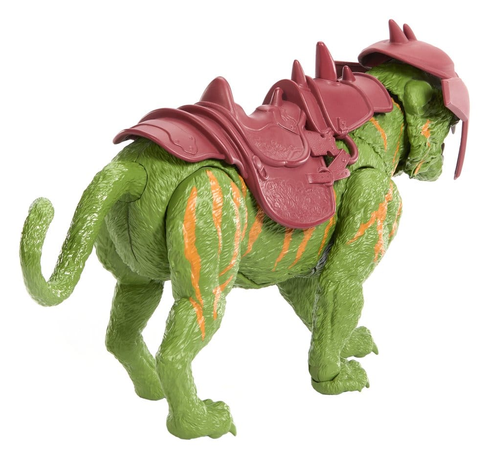 Figure de bataille Tigre de Combat Masters of the Universe Movie Chronicles par Mattel, 14 cm, figurine détaillée et colorée.