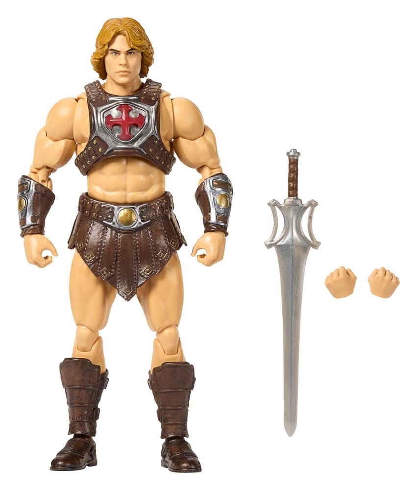 Figurine He-Man (Musclor) Masters of the Universe Movie Chronicles de Mattel, vue détaillée de la figurine.