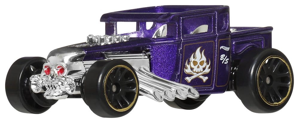 Ensemble de 6 véhicules Hot Wheels Silver Series en métal à l'échelle 1/64 de Mattel, modèles de collection Legends.