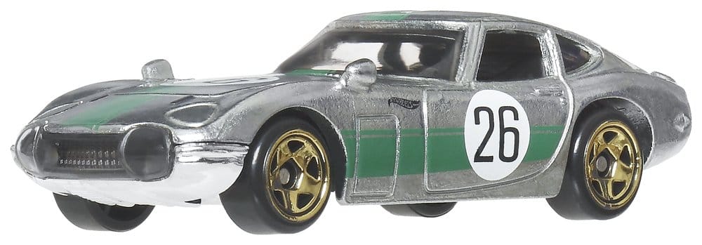 Ensemble de 6 véhicules Hot Wheels Silver Series Mattel, modèles en zamac 1/64, voiturettes de collection en alliage.