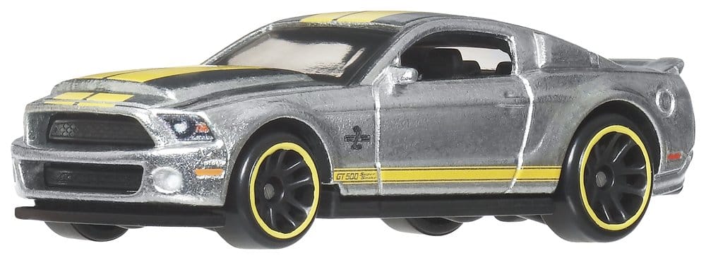 Six véhicules en zamac de la série Silver Hot Wheels, marque Mattel, en métal moulé sous pression, visibles en image.