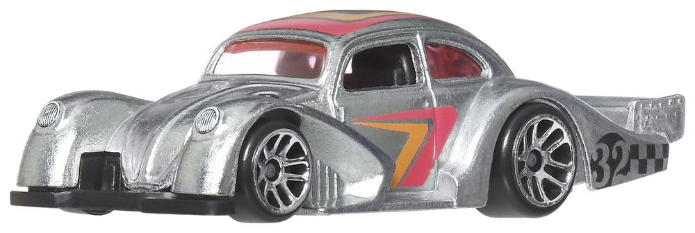 Voiture Hot Wheels Silver Series pack de 6 véhicules die-cast ZAMAC 1/64 de la marque Mattel, modèles métalliques brillants.