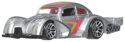 Voiture Hot Wheels Silver Series pack de 6 véhicules die-cast ZAMAC 1/64 de la marque Mattel, modèles métalliques brillants.