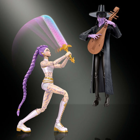 KPop Demon Hunters – Pack de 2 figurines Rumi & Jinu « Final Battle » – 15 cm