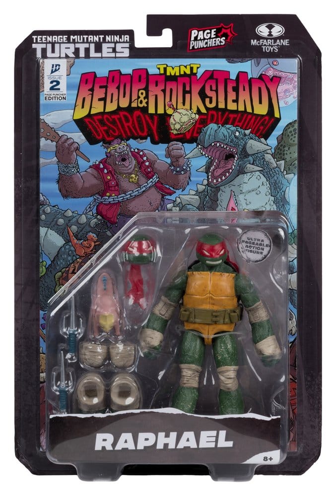 Tortues Ninja Page Punchers figurine Raphael 13 cm