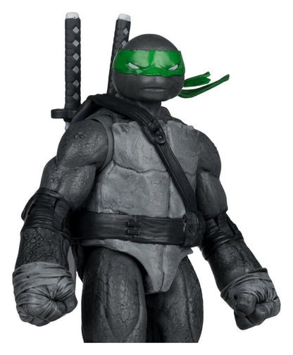 Tortues Ninja Page Punchers figurine Leonardo (Black White & Green) (Red Platinum Edition) 13 cm - Toys Legacy Collection