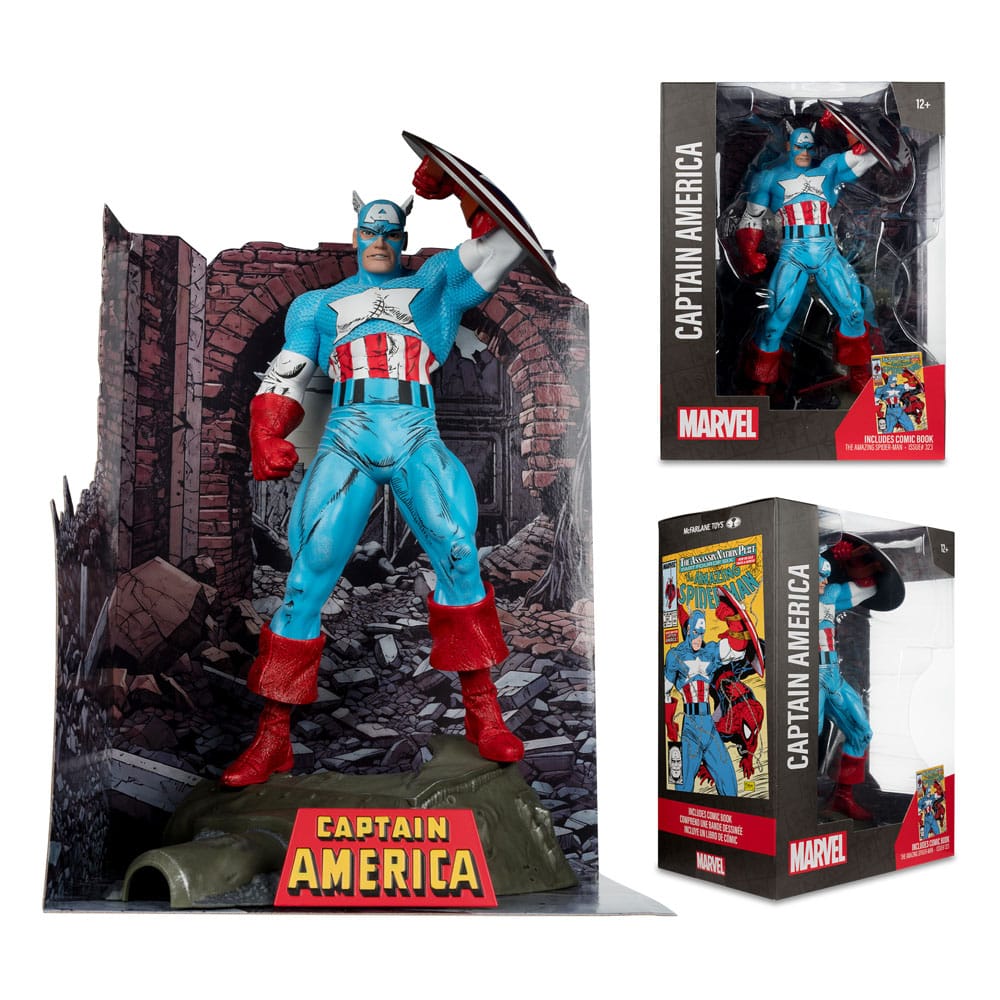Marvel PVC statuette PVC 1/6 Captain America (The Amazing Spider-Man #323) 28 cm