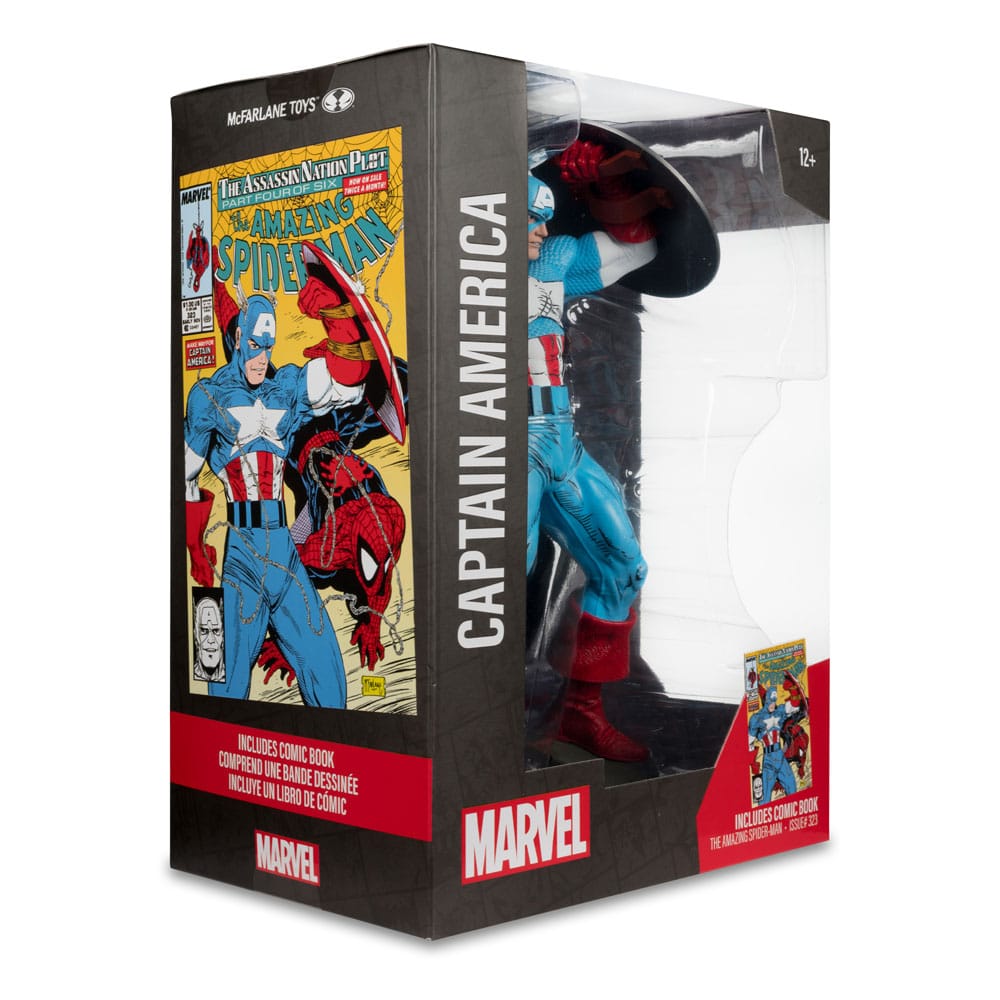 Marvel PVC statuette PVC 1/6 Captain America (The Amazing Spider-Man #323) 28 cm