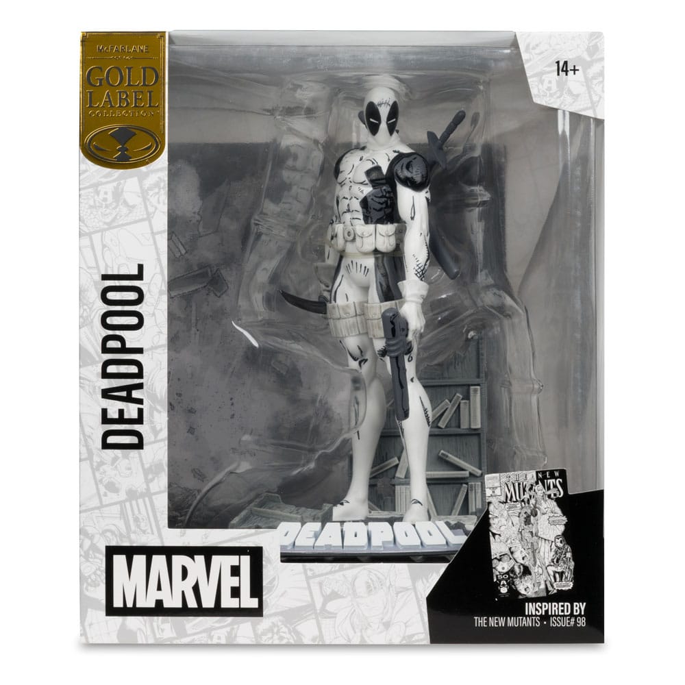 Marvel Collection statuette PVC 1/10 Deadpool (The New Mutants #98) (Line Art) (Gold Label) 17 cm