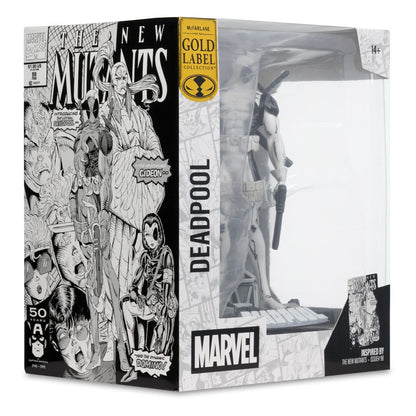 Marvel Collection statuette PVC 1/10 Deadpool (The New Mutants #98) (Line Art) (Gold Label) 17 cm