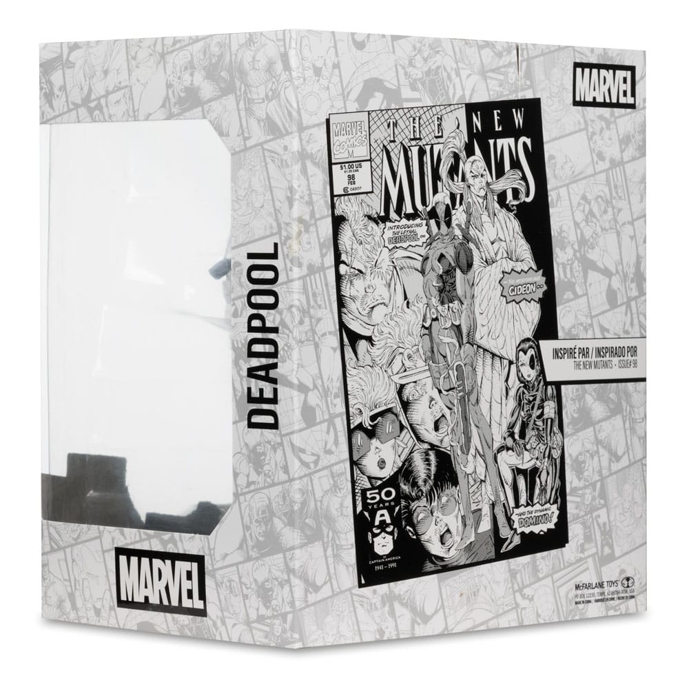 Marvel Collection statuette PVC 1/10 Deadpool (The New Mutants #98) (Line Art) (Gold Label) 17 cm