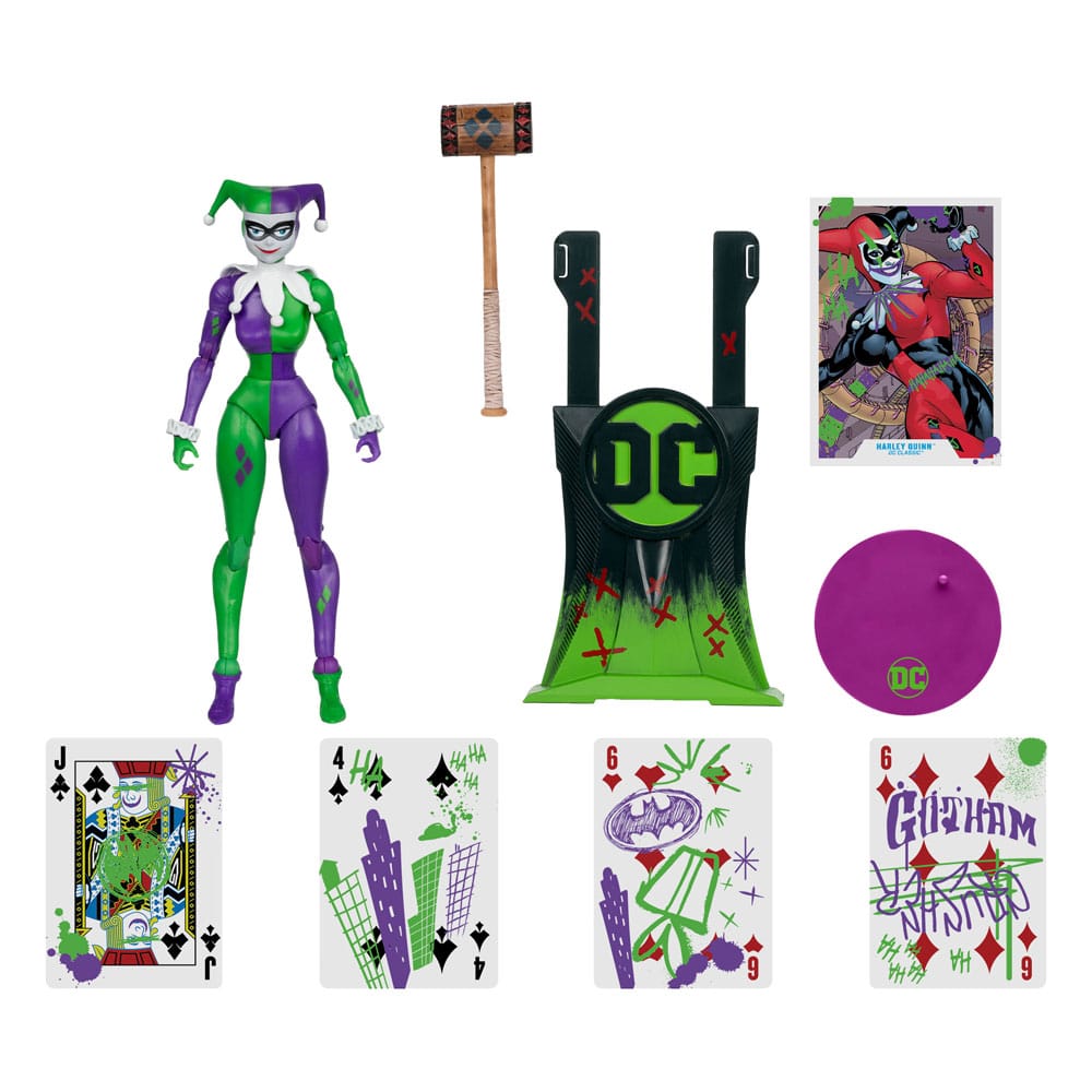 DC Multiverse Harley Quinn (DC Classic) Jokerized (Gold Label) 18 cm