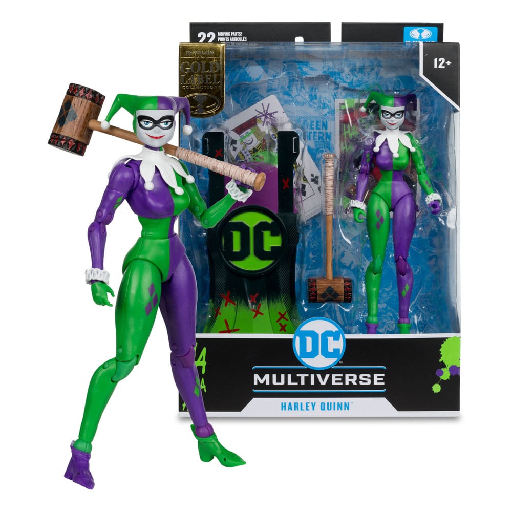 DC Multiverse Harley Quinn (DC Classic) Jokerized (Gold Label) 18 cm