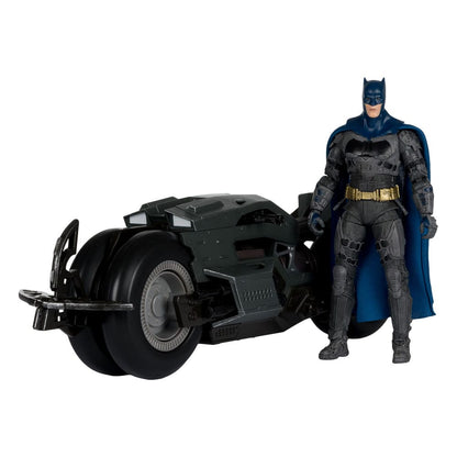 The Flash DC Multiverse véhicule Batcycle with Batman - Toys Legacy Collection