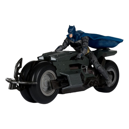 The Flash DC Multiverse véhicule Batcycle with Batman - Toys Legacy Collection