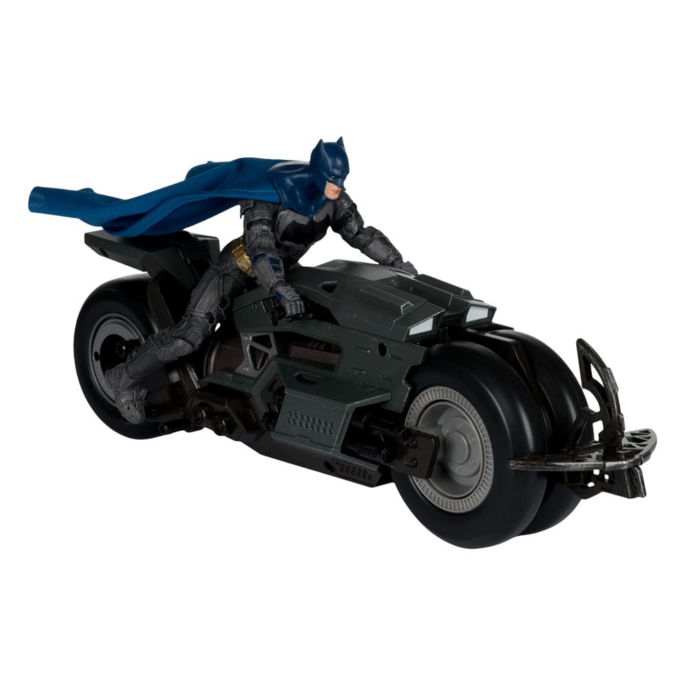 The Flash DC Multiverse véhicule Batcycle with Batman - Toys Legacy Collection