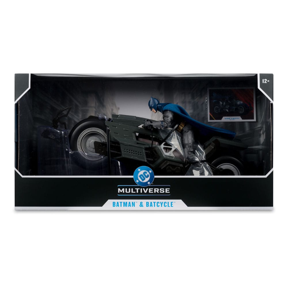 The Flash DC Multiverse véhicule Batcycle with Batman - Toys Legacy Collection
