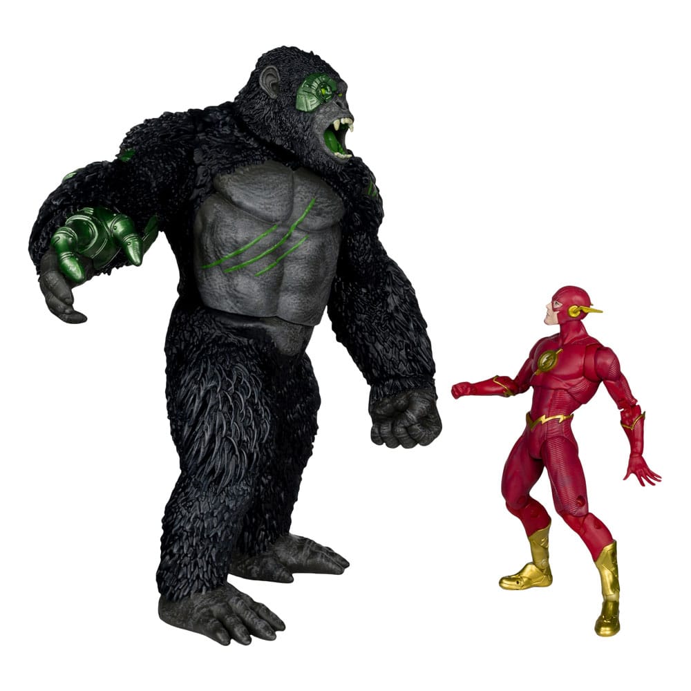 DC Multiverse pack 2 figurines Flash vs. Titano 18 cm