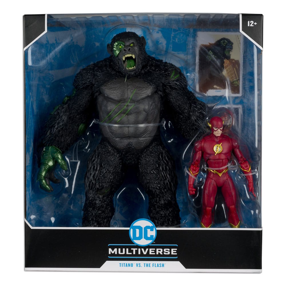 DC Multiverse pack 2 figurines Flash vs. Titano 18 cm