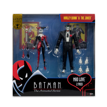 Batman: The Animated Series DC Direct figurines Harley Quinn & The Joker (Mad Love) (Gold Label) 18 cm