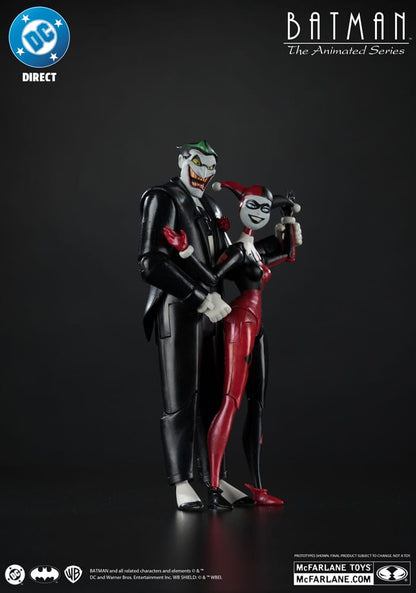 Batman: The Animated Series DC Direct figurines Harley Quinn & The Joker (Mad Love) (Gold Label) 18 cm