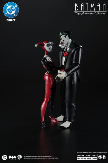 Batman: The Animated Series DC Direct figurines Harley Quinn & The Joker (Mad Love) (Gold Label) 18 cm