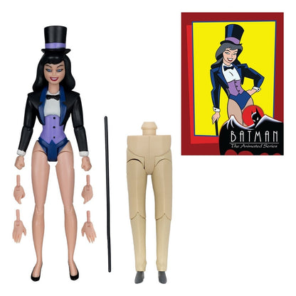 Figurine Batman de la série animée Zatanna, McFarlane Toys, personnage en pose détaillée, style comics, collection Wave 7
