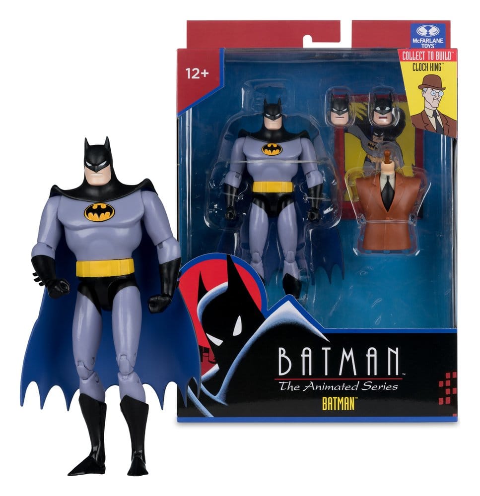 Figurine McFarlane Toys DC Multiverse Batman The Dark Knight Sky Dive Edition, pose dynamique, détails précis, figurine de collection.