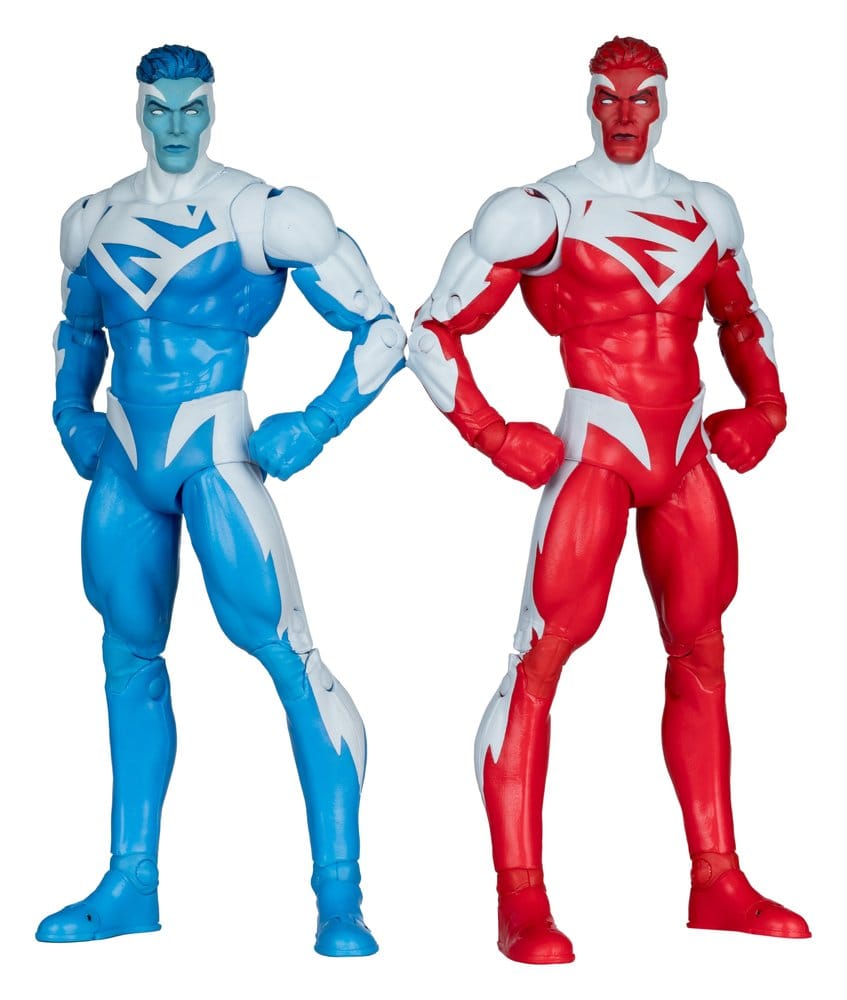 DC Multiverse – Superman Blue vs. Superman Red – Gold Label – 18 cm