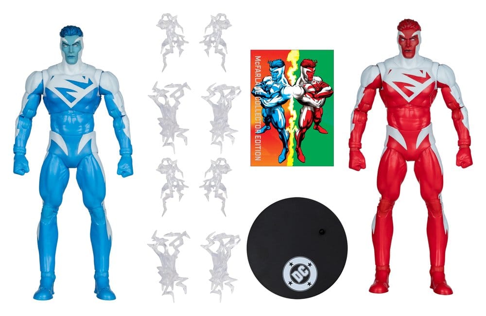 DC Multiverse – Superman Blue vs. Superman Red – Gold Label – 18 cm