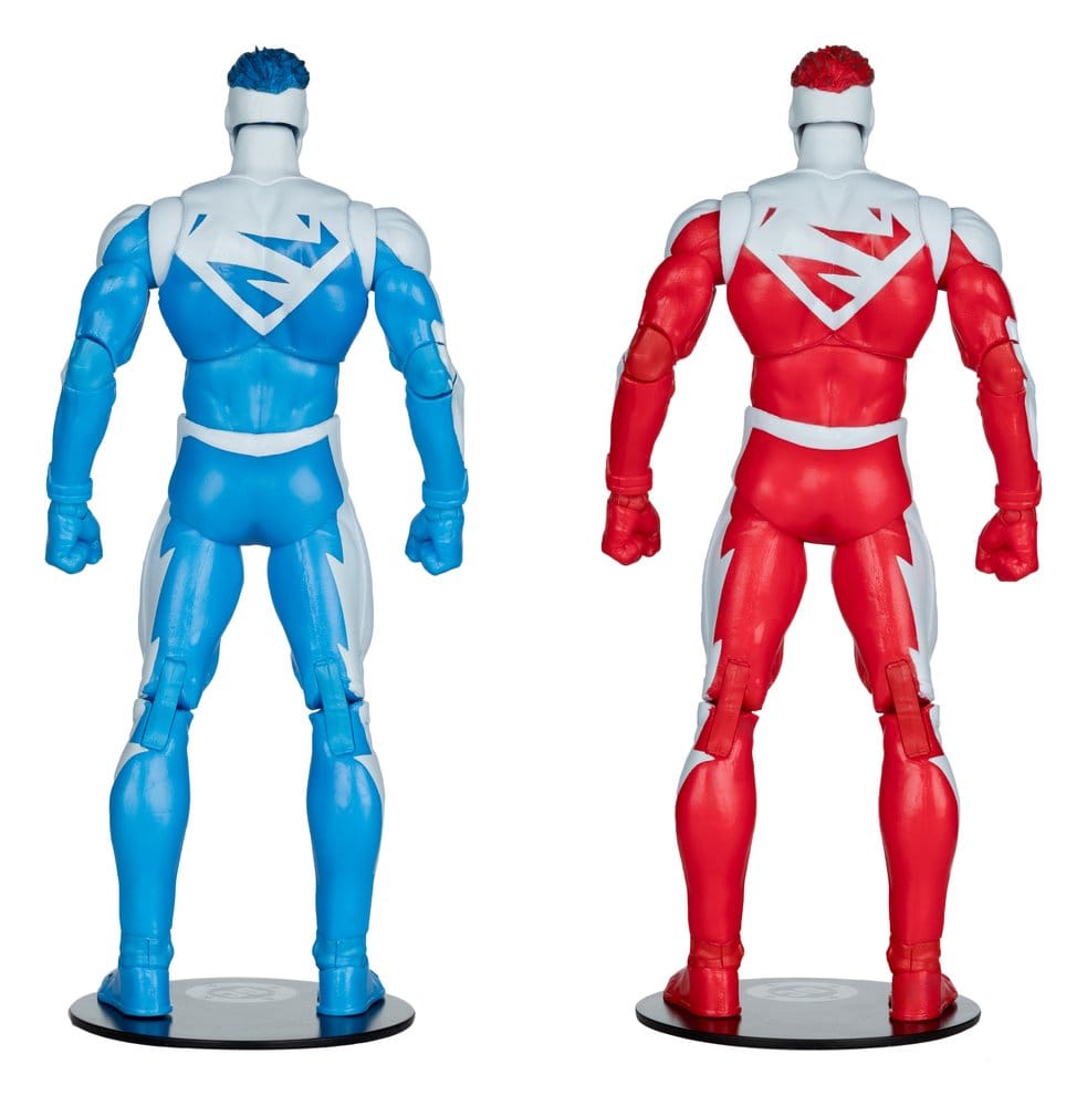 DC Multiverse – Superman Blue vs. Superman Red – Gold Label – 18 cm