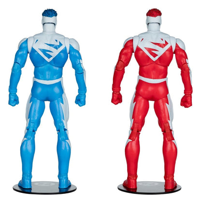 DC Multiverse – Superman Blue vs. Superman Red – Gold Label – 18 cm