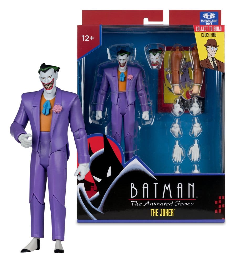 Figurine Batman: The Animated Series – Le Joker de McFarlane Toys, figurine détaillée du personnage de la série animée.