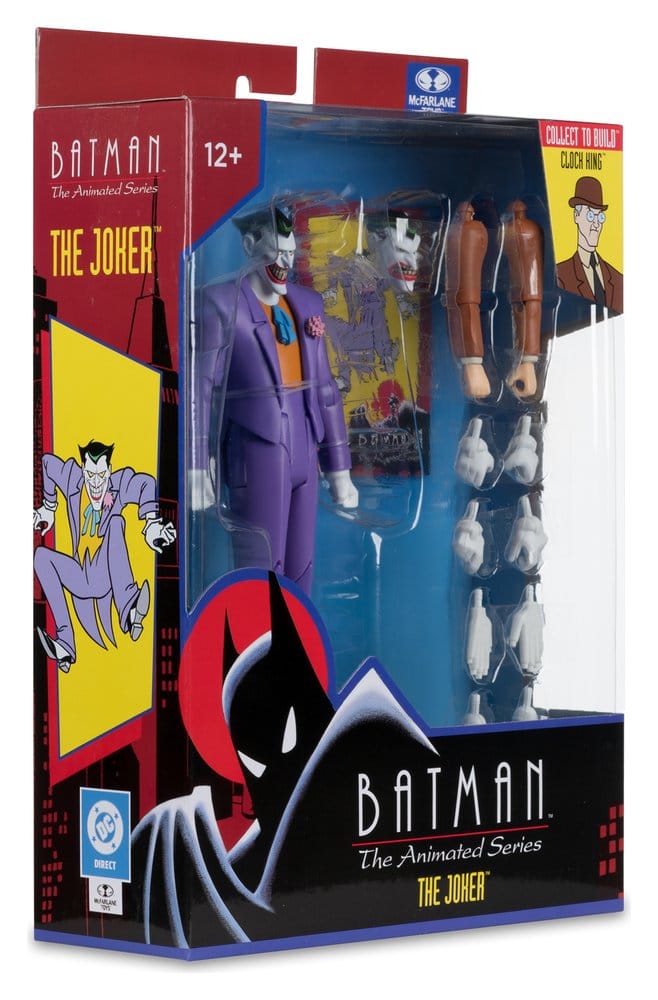 Figurine Batman : The Animated Series - Le Joker de McFarlane Toys, figurine détaillée du personnage de la série animée.