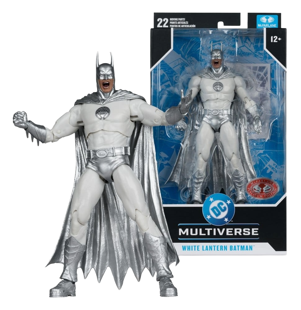 DC Multiverse figurine White Lantern Batman (Brightest Day) (Red Platinum Edition) 18 cm - Toys Legacy Collection