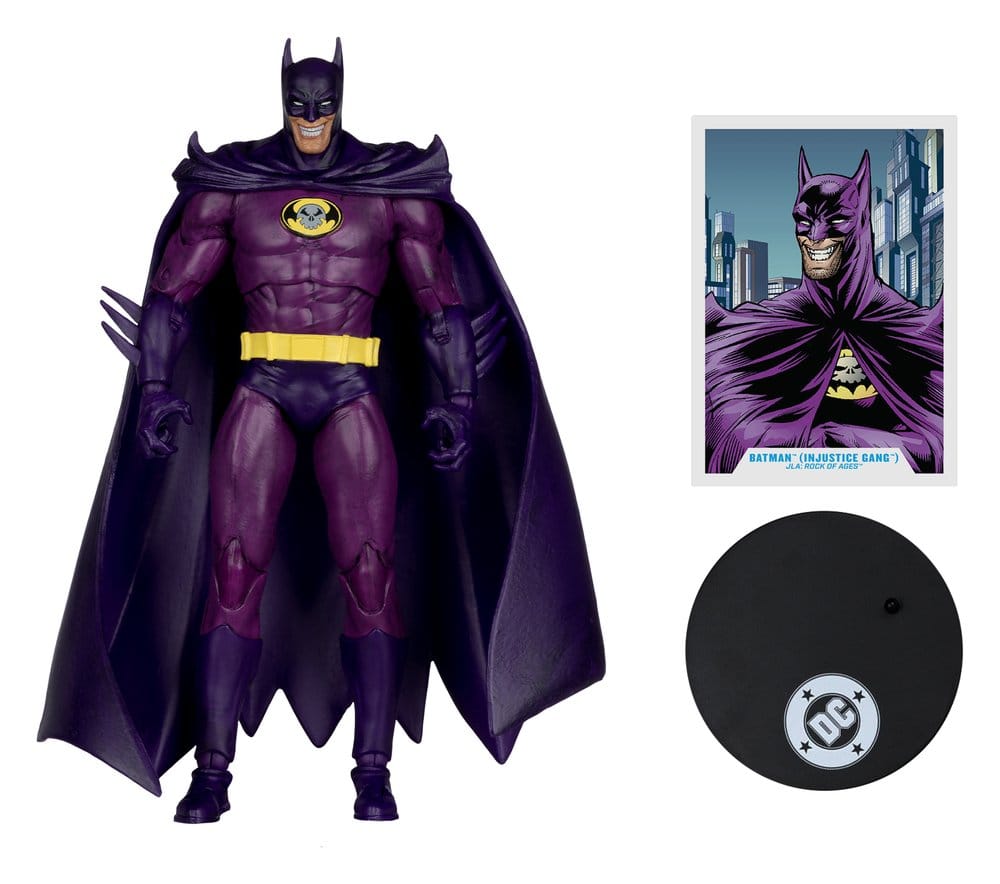 DC Multiverse figurine Batman (Injustice Gang) (JLA: Rock of Ages) (Red Platinum Edtion) 18 cm - Toys Legacy Collection