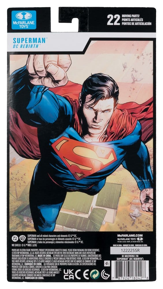 DC Multiverse figurine Superman (Rebirth) (Blister Card) 18 cm - Toys Legacy Collection