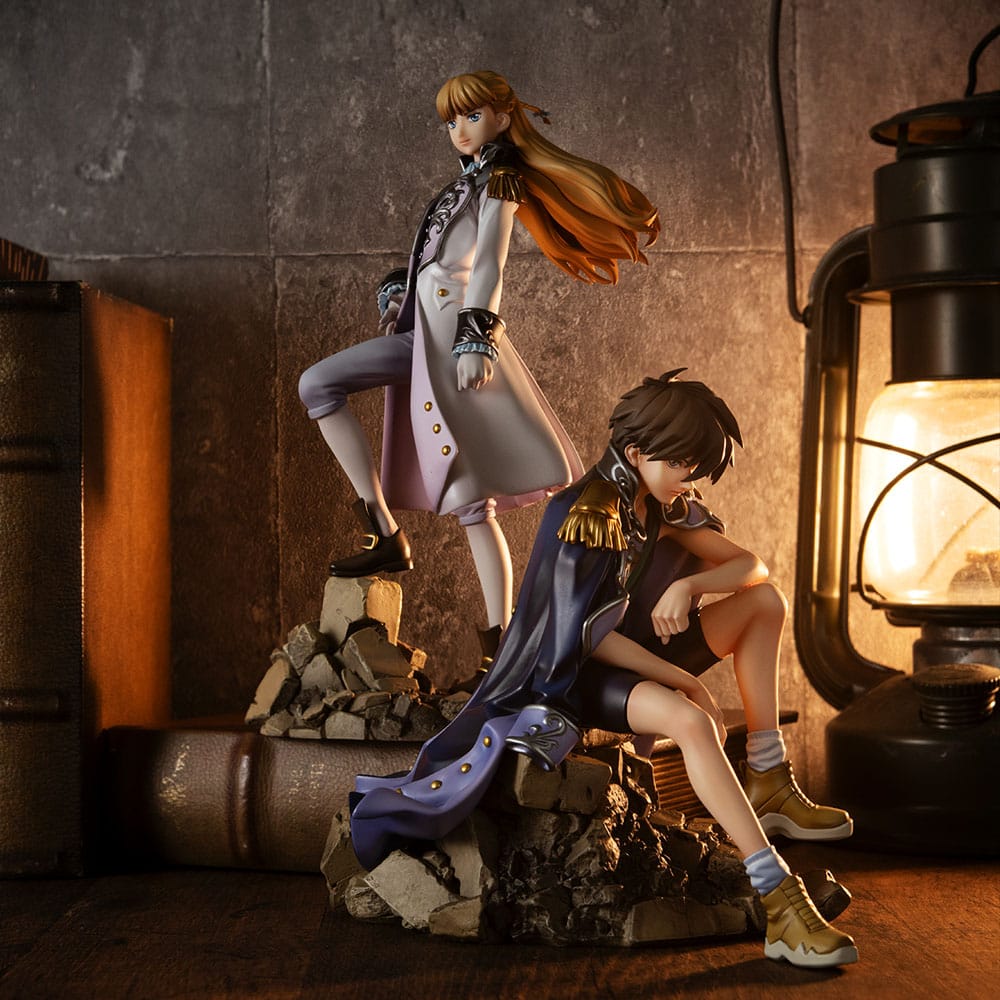 Mobile Suit Gundam Wing statuette  Heero Yuy & Relena Peacecraft Set 30th Anniversary