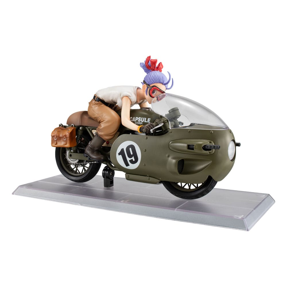 Figurine diorama PVC Bulma Dragonball Z Real McCoy Vol. 1, version limitée, 17 cm, par Megahouse, vue de face