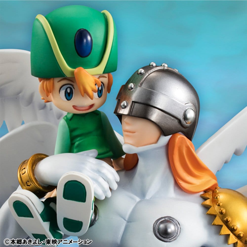Digimon Adventure G.E.M. Series figurine PVC Angemon & Takeru Takaishi 22 cm (Repeat) - Toys Legacy Collection