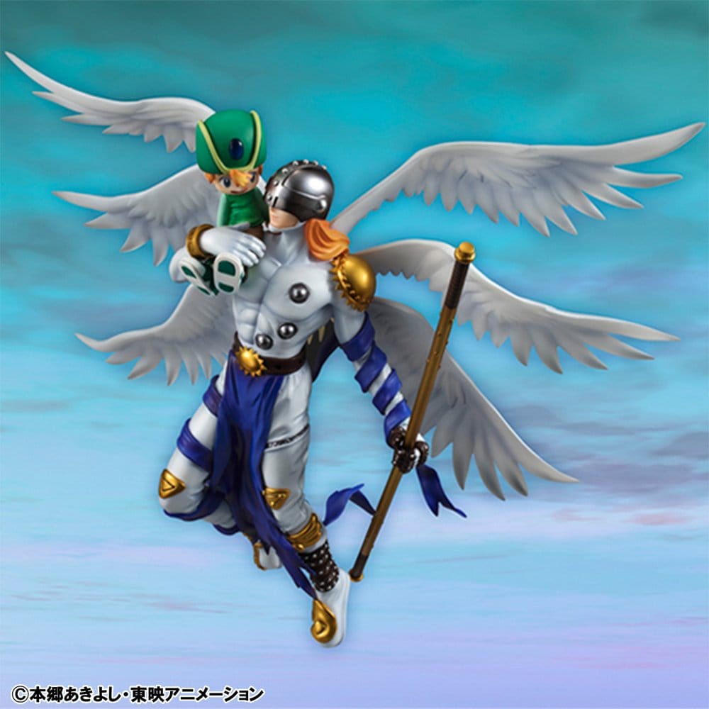 Digimon Adventure G.E.M. Series figurine PVC Angemon & Takeru Takaishi 22 cm (Repeat) - Toys Legacy Collection