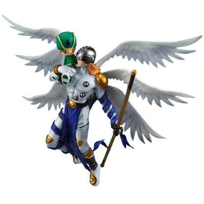 Digimon Adventure G.E.M. Series figurine PVC Angemon & Takeru Takaishi 22 cm (Repeat) - Toys Legacy Collection