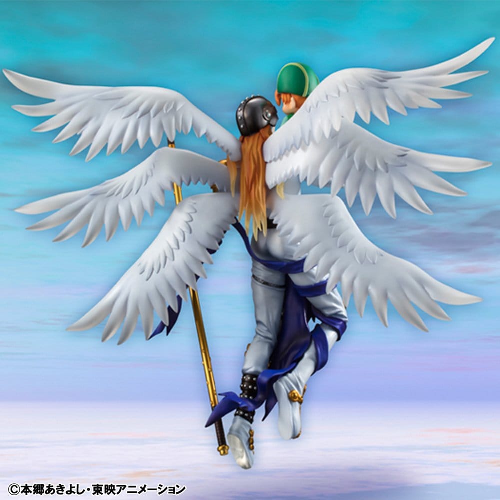 Digimon Adventure G.E.M. Series figurine PVC Angemon & Takeru Takaishi 22 cm (Repeat) - Toys Legacy Collection