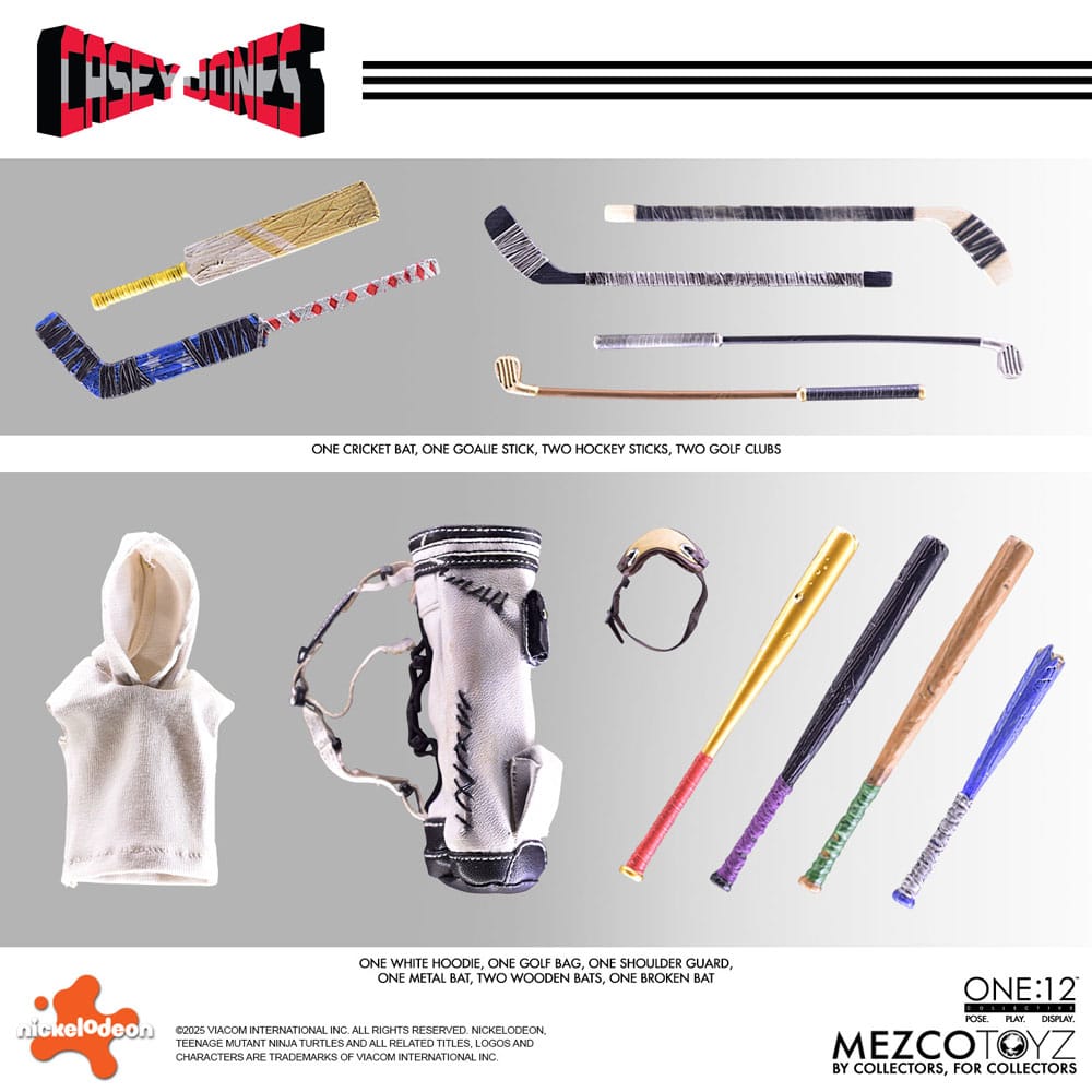 Tortues Ninja figurine 1/12 Casey Jones 17 cm - Toys Legacy Collection