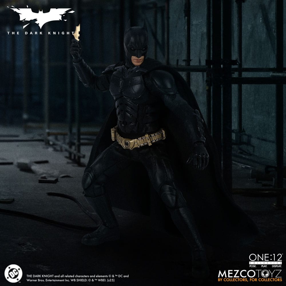 The Dark Knight : Le Chevalier noir figurine 1/12 Batman 17 cm - Toys Legacy Collection