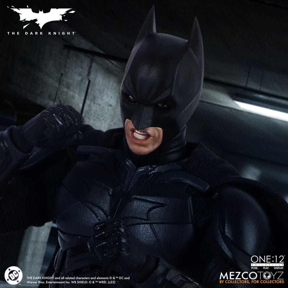 The Dark Knight : Le Chevalier noir figurine 1/12 Batman 17 cm - Toys Legacy Collection